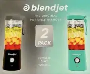 BlendJet 2 Portable Blender 2-Pack – USB-C Rechargeable, Ice-Crushing Power- NEW