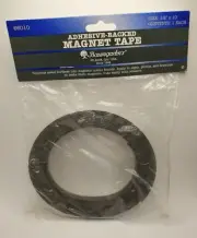 Baumgarten's Adhesive-Backed Magnetic Tape Roll, Black, 10-ft x 1/2 in, 66010