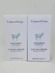 Set of 2 Crabtree & Evelyn Goatmilk Hand Therapy Intensive Conditioning Cream