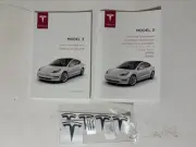 2019 Tesla Model 3 Owners Manuals With Bonus Decals