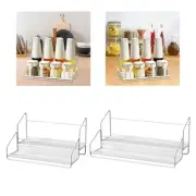Spice Rack Organizer 2 Tier Tabletop Shelves Multi Purpose Display Shelf for