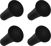 iSaddle Rubber Cap for X-Grip Mount Holder Compatible with RAM Bicycle Motorcycle Phone Holder Stand - Non-Slip Phone Mount Bracket Cap Replacement for X-Grip Rubber Cap RAP-UN-CAP-4U (4PCS Black)