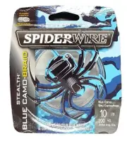 Spiderwire Stealth Braid Superline Fishing Line 10lb 200yd Camo Blue 1374131