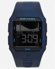 Rip Curl RIFLES DIGITAL TIDE WATCH Mens Surf Watch New - A1119 Bluesteel