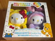NEW Hello Kitty & Friends x Care Bears 2 Pack Hello kitty & My Melody Plush