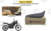 Various Rally Dual Seat For "Royal Enfield New Himalayan 450" Black