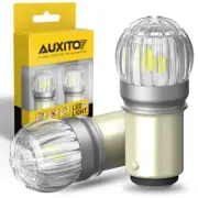 2Pcs 1157 BAY15D 6-SMD LED Tail Stop Brake Light Bulbs Super Bright 6000K White (for: Subaru)