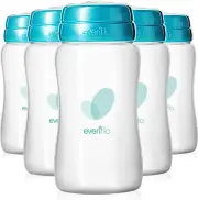 Advanced Breast Milk Collection Bottles, 5Oz 6 Pack