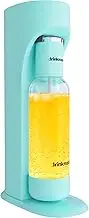 DrinkMate OmniFizz Sparkling Water and Soda Maker, Carbonates Any Drink, without CO2 Cylinder (Arctic Blue)