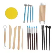 24Pcs Modeling Clay Sculpting Tools Set,Polymer Modeling Clay Sculpting Too G6J9
