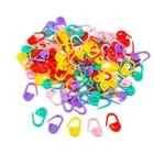 Mix Color Mini Knitting Craft Crochet Markers Holder Needle Clip Locking Stitch