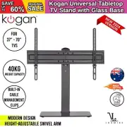 Kogan Universal Swivel Tabletop TV Stand with Glass Base for 37" - 70" TVs, TV