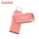 SanDisk Ultra GO TYPE-C USB 3.1 蜜桃橘 高速雙用 OTG 旋轉隨身碟 適用安卓手機平板