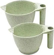Mixing Bowls for Hair Dye 2pcs Tint Bowls Hair Salons DIY Use Sturdy Pp Material Easy to Clean