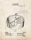 Washing Machine Patent Print Old Look