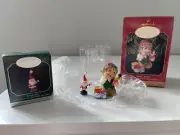 New Vintage Hallmark Arctic Artist Kringle Bells Tree Ornament 1998 1999