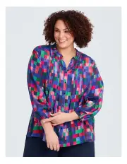 [Taking Shape] Natural Bridie Tunic Print