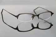 NEW $395 Oliver Peoples T43 Brown Titanium Designer Eyeglass Frames Glasses 43mm