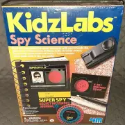 KidzLabs Spy Science - Secret Messages Kit - morse code invisible writers x-ray
