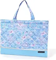 [COLORFUL CANDY STYLE] NL481300 Lesson Bag, Quilted (with Loop), Water Repellent, Includes Reflector, Moonlight Butterfly, Water Repellent, Lightweight, Stain Resistant, Wrinkle Resistant, Girls