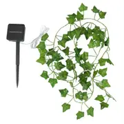 100LED Solar Powered Ivy Fairy String Lights Garden Outdoor Wall Fence Light 10M
