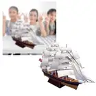 Paper Sailboat Ship Kits Sailing Boat Kits Home Decoration DIY Assembly Model