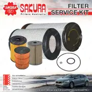 Sakura Oil Air Fuel Filter Service Kit for Nissan UD GWB4D GW400 470 13.0L 08-on