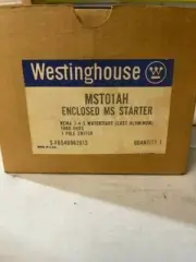 WESTINGHOUSE MST01AH WATERTIGHT ENCLOSED MS STARTER NEMA 3-4-5 1P SWITCH NEW
