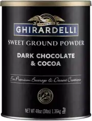 Ghirardelli Dark Chocolate & Cocoa - Sweet Ground Powder, Chocolate, 3 Lb