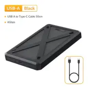2.5 Inch SATA HDD Enclosure USB 3.1 Type C External Hard Drive Case 6Gbps SATA S