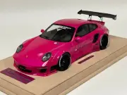 1/18 AB Models Porsche 911 Liberty Walk in Flash Pink #01 /40 n BBR or MR
