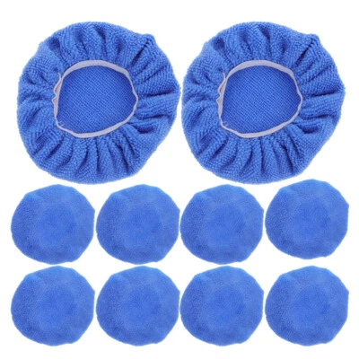Car Cleaning Kit Waxing Pad Applicator Pads Mini Buffing Polishing