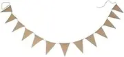 Party Decor 13pcs Jute Fabric Bunting Banner White Heart Flags Vintage Wedding Party Burlap Banners Rustic Wedding Decoration Mr Mrs (Color : C)