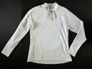 NWT adidas Golf Primegreen LS Shirt Women's White Cold.rdy Mock Neck Size L
