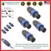 Speaker Adapter Connectors 4 Pole Twist Lock High-Quality Neutrik Speak-On 4 ...