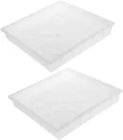 Sosoport Grass Paver Mold 2pcs Concrete Making Molds Yard Supply Fine Workmanship