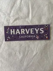 NEW Harveys California Disney Holloween Mickey Minnie 7-1/2” x 2-1/2” Sticker
