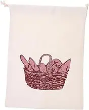 TIDTALEO Bread Linen Bag Linen Loaf Bag Linen Bread Bags Linen Grocery Bag Drawstring Bag Clothes Storage Bags Food Bag Travel Food Hanger Shopping ‌bags Wedding Favor Bag Cookie Bags Flax