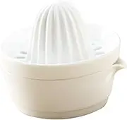 TOPPERFUN 1Pc Fruit Juicer Lightweight Manual Squeezer for Citrus Easy Operation Compact Design for Kitchen Supplies White