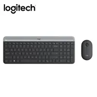 在飛比找誠品線上優惠-logitech羅技MK470超薄無線鍵鼠組/ 石墨灰