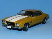 Carlectables 1/18 Holden HQ Monaro GTS Sunburst Metallic/White Stripes MiB