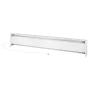Cadet 59" 120-V 1,500-Watt SoftHeat Hydronic Electric Baseboard Heater White