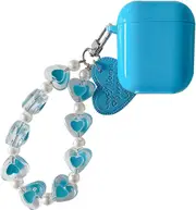 TOUBN Airpods Cover, Cute Bright Fresh Candy Color Wireless Earphone Case with Chain, Soft Silicone Shockproof Skin for Airpods 1/2, Kids Boys Girls S