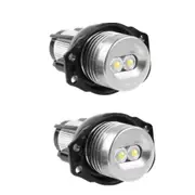 Dc 12-24V 6W 800Lm 2-Led Car Angel Eyes Light Bulb For Bmw E90/E91 (White)