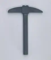 Lego pickaxe - Dark Bluish Gray Minifigure, Utensil Pickaxe New!!