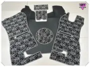 SCANIA R SERIES STREAMLINE SET OF FLOOR MATS DASH MATS SMOOTH GREY DANISH PLUSH