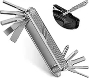 NEEWER 10 in 1 Folding Screwdrivers Tool Set: 4 Screwdrivers, 6 Hex Keys, Pocket Tool Compatible with SmallRig Camera Cage Rig Top Handle Tripod QR Plate, UA048S Silver