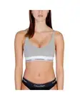 Calvin Klein Underwear Modern Cotton Bralette CK One Style Women Gray Underwear