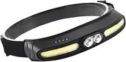 Headlamp Flashlight,USB Rechargeable LED Headband Light - LED Head Lamp Flashlight, Waterproof Head Flashlight for Outdoor Running Hunting Hiking Camping Helves