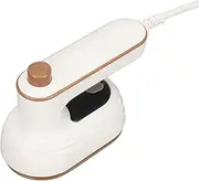 Mini Iron, Portable Handheld Steam Iron with 180° Rotatable Folding Handle, Fast Heating Travel Steamer Garment Steamer for Sewing, Quilting, Heat Transfer Crafting